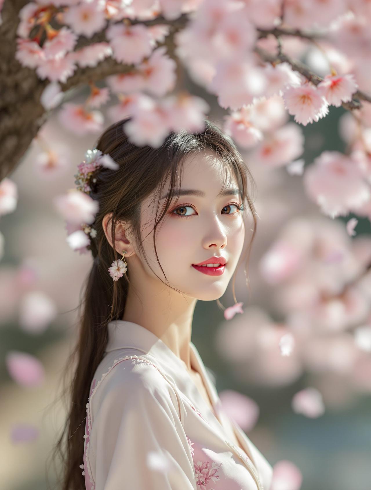 樱花少女 - 春日浪漫写真 缩略图 2
